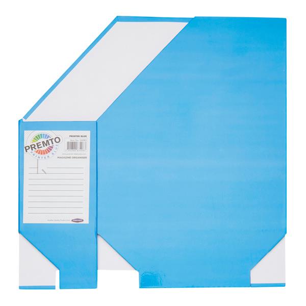 PREMTO MAGAZINE ORGANISER - PRINTER BLUE