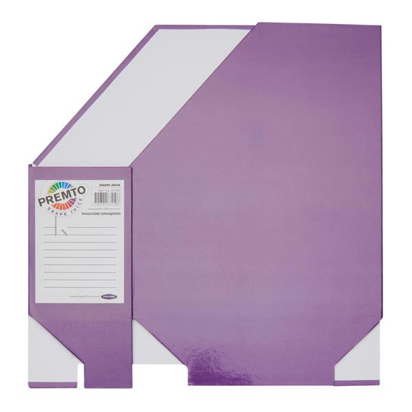 PREMTO MAGAZINE ORGANISER - GRAPE JUICE