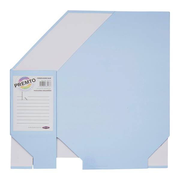 PREMTO PASTEL MAGAZINE ORGANISER - CORNFLOWER BLUE