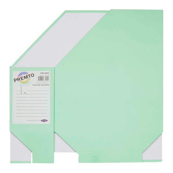 PREMTO PASTEL MAGAZINE ORGANISER - MINT MAGIC