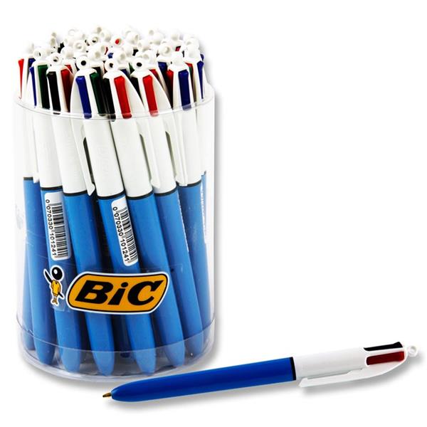 BIC 4 COLOUR BIRO (TUB)