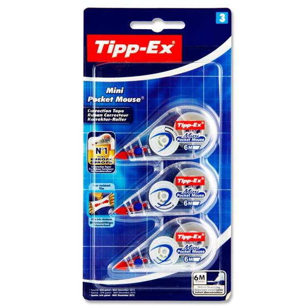 TIPPEX CARD 3x6m MINI POCKET MOUSE