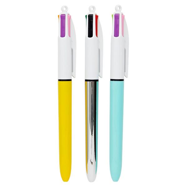 BIC CARD 3 4 COLOUR BALLPOINT PENS