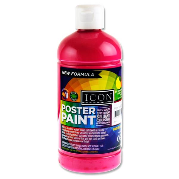 ICON POSTER PAINT 500ml - MAGENTA