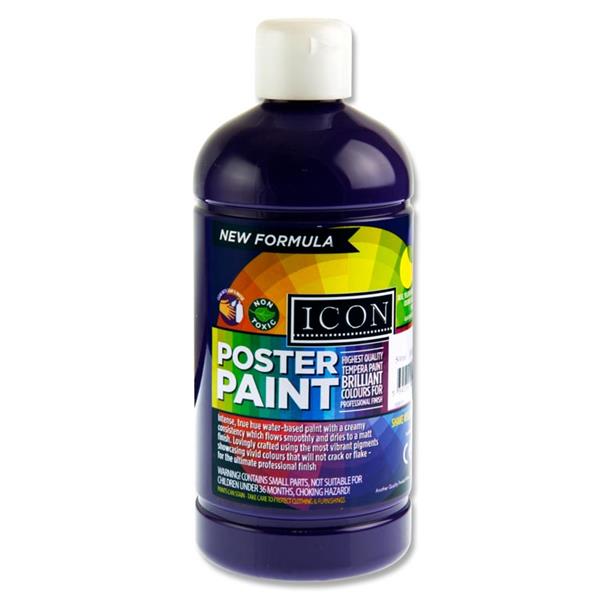 Icon Poster Paint 500Ml - Violet