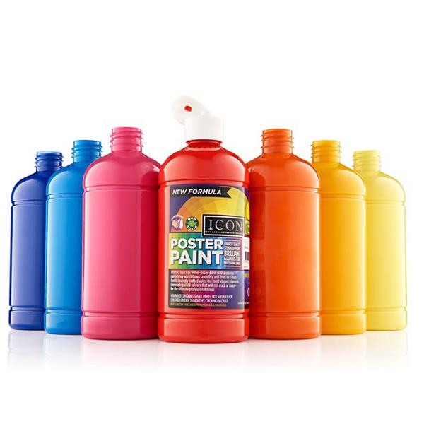 ICON POSTER PAINT 500ml - WARM YELLOW