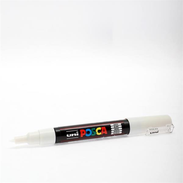 * UNI POSCA PC-1M 0.7mm BULLET TIP PERMANENT MARKER - WHITE