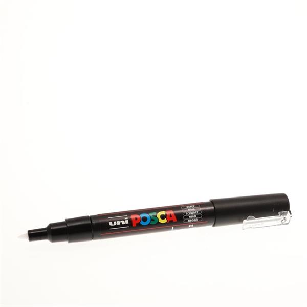 UNI POSCA PC-1M 0.7mm BULLET TIP PERMANENT MARKER - BLACK