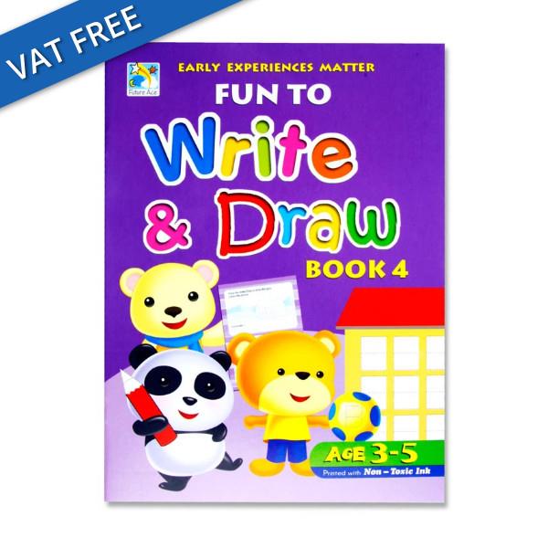 FUTURE ACE 185x256mm FUN TO WRITE & DRAW - BOOK 4