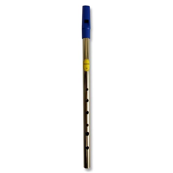 FEADOG TIN WHISTLE - NICKEL BLUE MOUTHPIECE