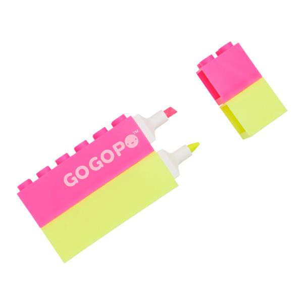 GOGOPO PKT.2 BUILDING BLOCKS HIGHLIGHTER ASST