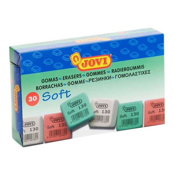 JOVI SOFT ERASER 3 ASST CDU