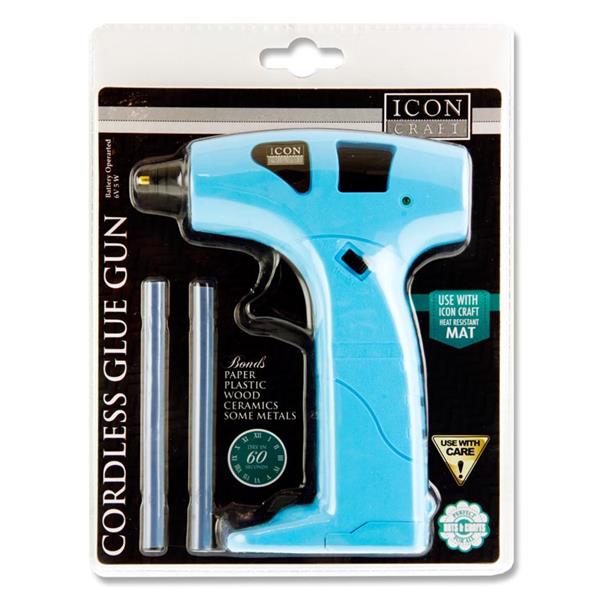 ICON CRAFT CORDLESS BATTERY OPERATED GLUE GUN