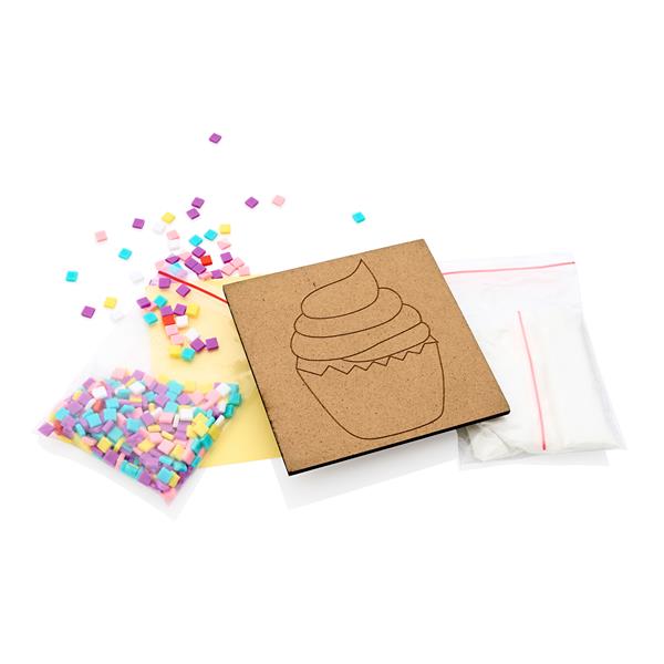 * ICON MOSAIC COASTER KIT - CUP CAKE