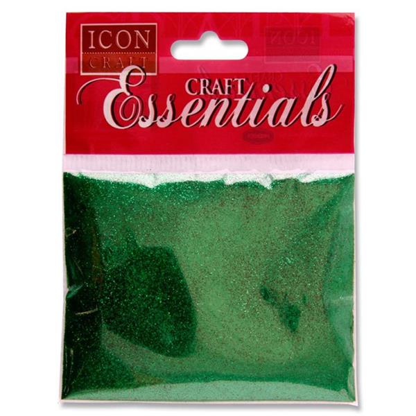 ICON CRAFT 25g GLITTER PACK - GREEN