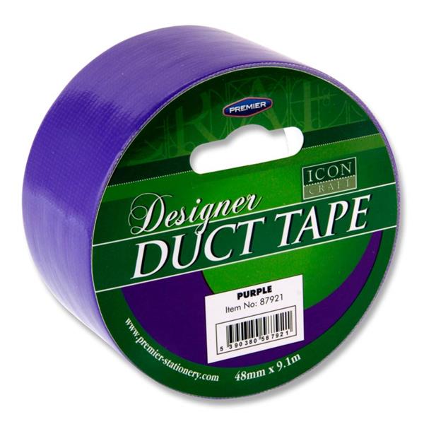 * ICON CRAFT DESIGNER DUCT TAPE 48mm x 9m - PURPLE