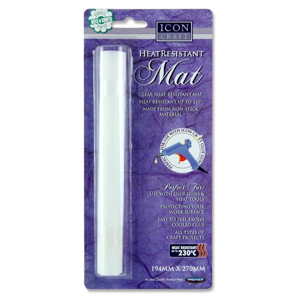 * ICON CRAFT 194x270mm HEAT RESISTANT MAT