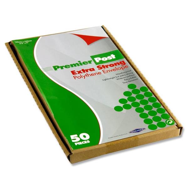PREMIER POST EXTRA STRONG 160x230mm POLYTHENE ENVELOPE