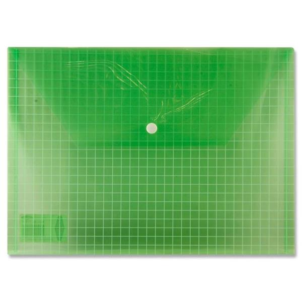PREMIER A4 BUTTON DOCUMENT WALLET - 4 ASST.