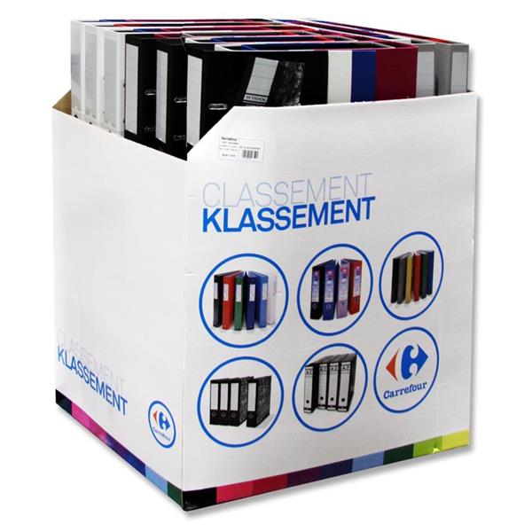 * CARREFOUR PKT.3 A4 LEVER ARCH FILES ASST CDU