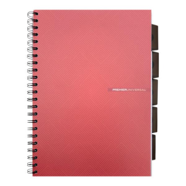 * PREMIER UNIVERSAL A4 250pg PP 5 SUBJECT PROJECT BOOK - ASST