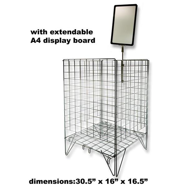 30.5"x16"x16.5" COLLAPSIBLE DISPLAY BASKET + DISPLAY BOARD
