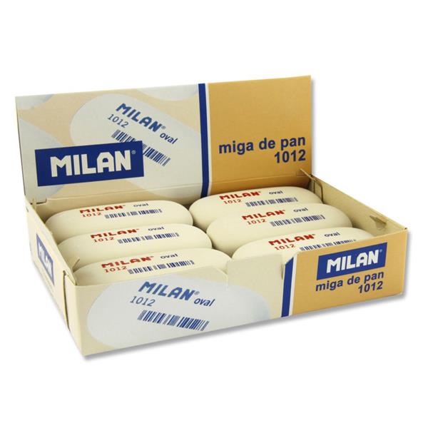 MILAN WHITE 1012 OVAL ERASER CDU