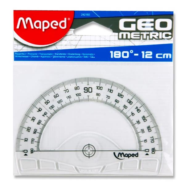 MAPED GEOMETRIC 12cm/180  PROTRACTOR