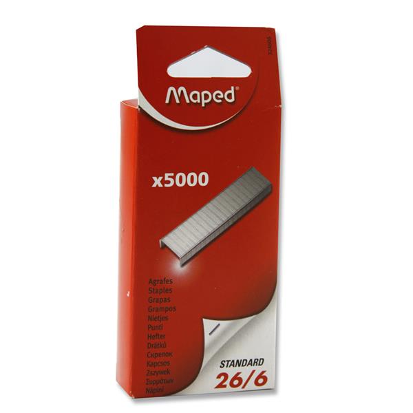 MAPED PKT.5000 26/6 STAPLES