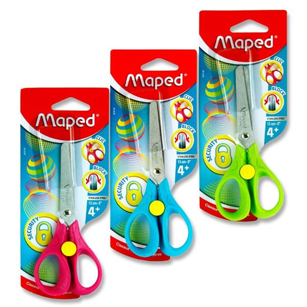 MAPED 3D 13cm/5" SECURITY SCISSORS 3 ASST - CARDED
