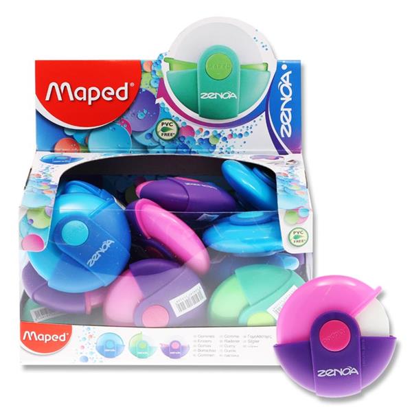 MAPED ZENOA ROTARY ERASER CDU 3 ASST.