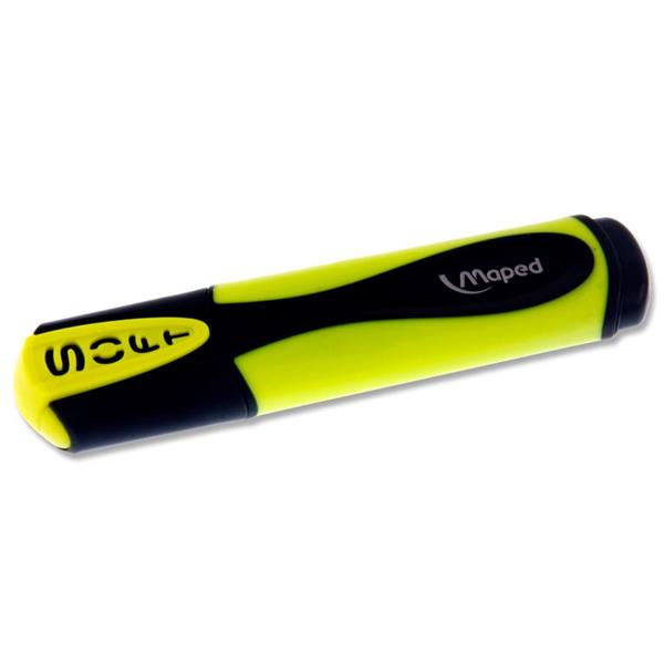* MAPED FLUO'PEPS SOFT HIGHLIGHTER CARDED - YELLOW