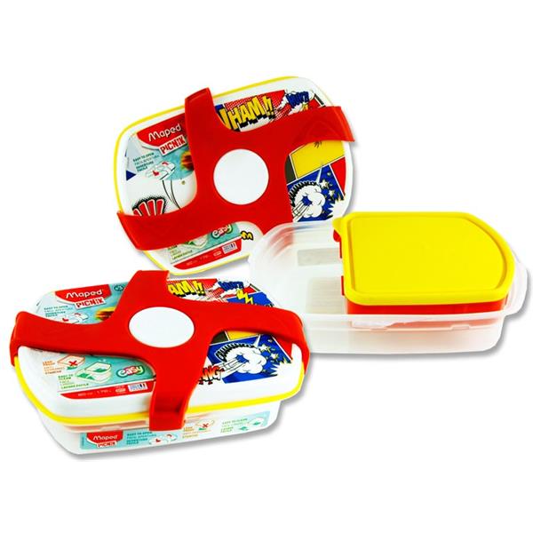 PICNIK CONCEPT TWIST 1.78ltr LUNCH BOX - COMICS