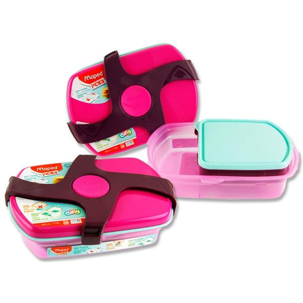 MAPED PICNIK CONCEPT TWIST 1.78ltr LUNCH BOX - PINK