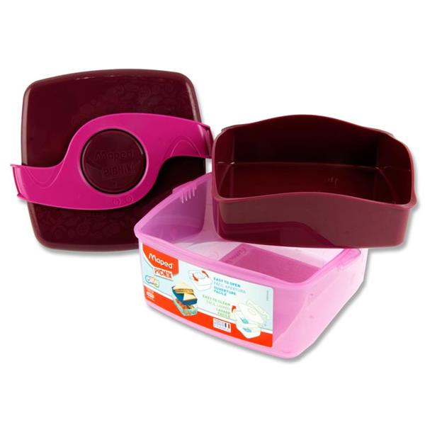 MAPED PICNIK ORIGINS TWIST SANDWICH BOX - PINK