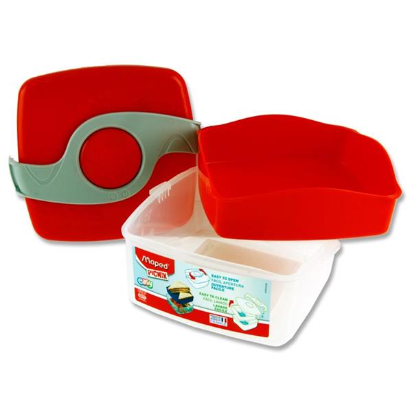 MAPED PICNIK ORIGINS TWIST SANDWICH BOX - RED