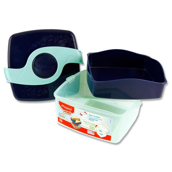 MAPED PICNIK ORIGINS TWIST SANDWICH BOX - BLUE/GREEN