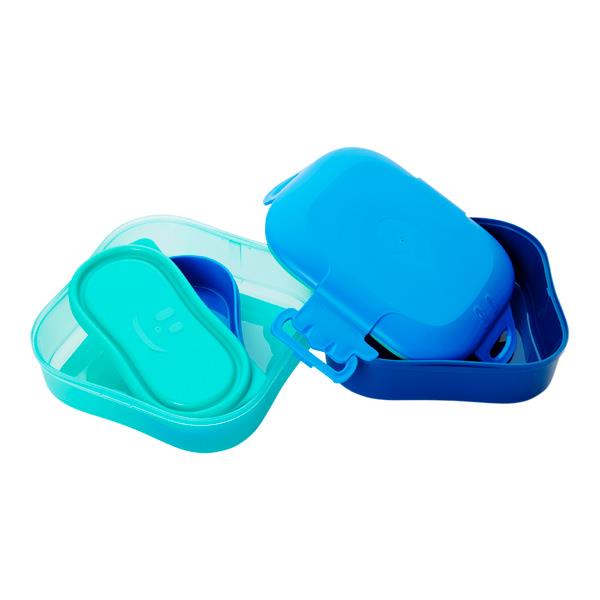 MAPED PICNIK CONCEPT KIDS FIGURATIVE LUNCH BOX - BLUE
