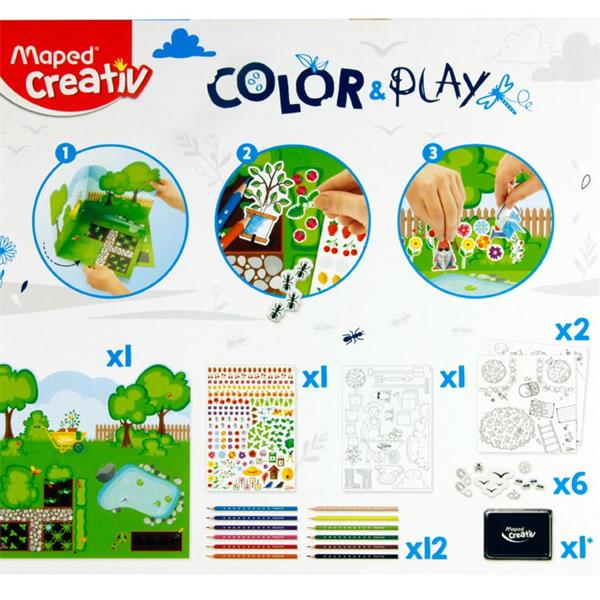 MAPED CREATIV COLOR & PLAY - DESIGN MY GARDEN