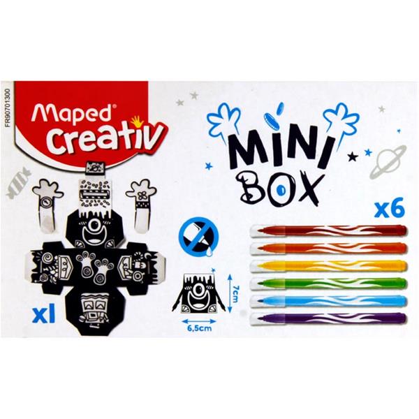 MAPED CREATIV MINI BOX - VELVET COLOURING MONEY BOX