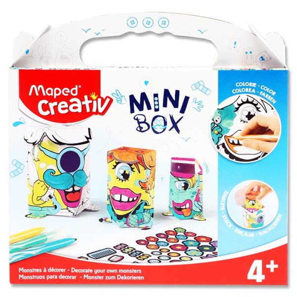 MAPED CREATIV MINI BOX - MONSTERS TO DECORATE