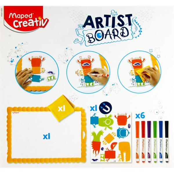 MAPED CREATIV ARTIST BOARD - MAGNETIC & ERASABLE CREATIONS