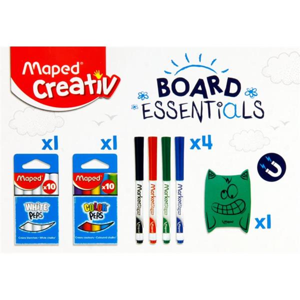 * MAPED CREATIV BOARD ESSENTIALS - BLACK & DRY ERASE BOARDS KIT
