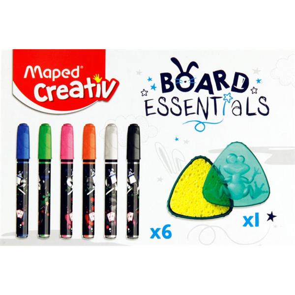 MAPED CREATIV BOARD ESSENTIALS - ERASABLE MULTI-SURFACE MARKER KIT