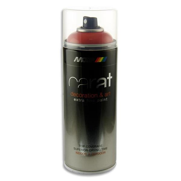 CARAT 400ml CAN ART SPRAY PAINT - TRAFFIC RED