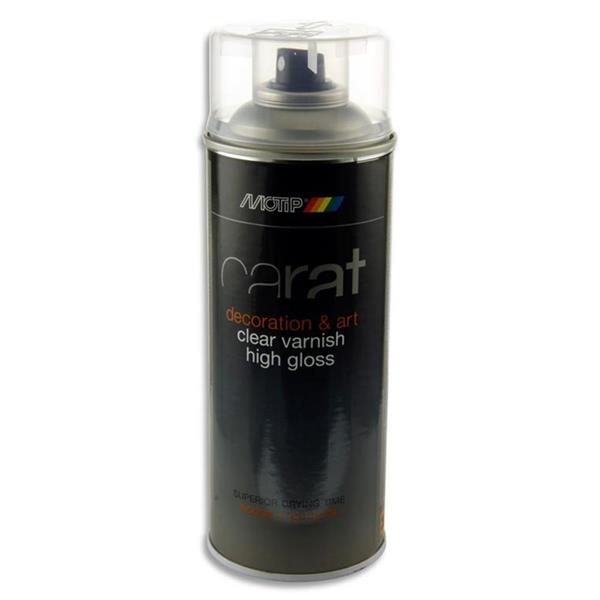 CARAT 400ml CAN ART SPRAY VARNISH - HIGH GLOSS