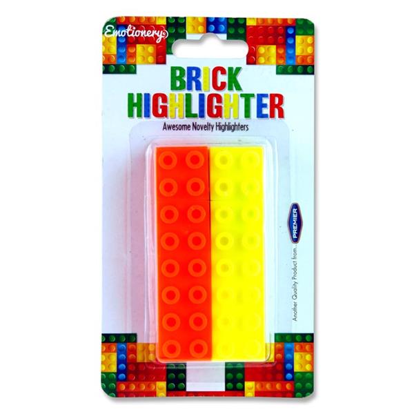 EMOTIONERY CARD 2 BRICK HIGHLIGHTER MARKERS