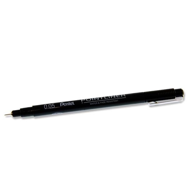PENTEL ARTS S20P 0.05mm POINTLINER FINELINER PEN - BLACK