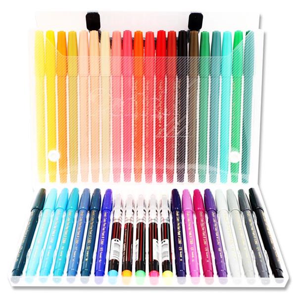 PENTEL ARTS 40pce STUDIO MARKERS SET IN CARRY CASE