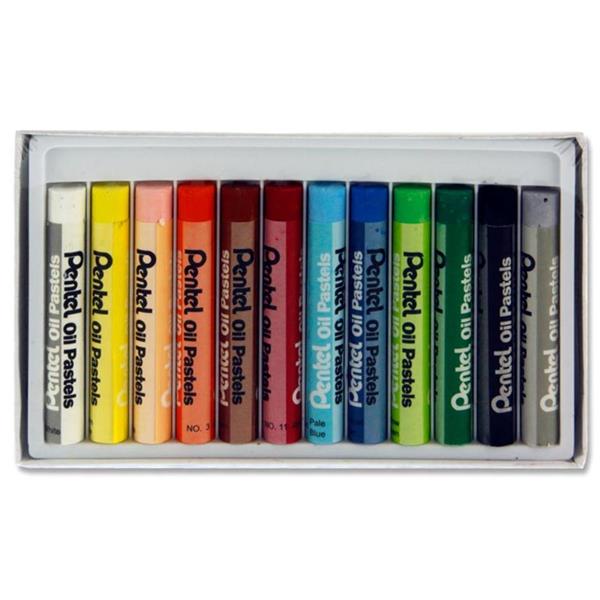 PENTEL ARTS BOX 12 OIL PASTELS